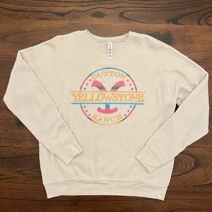 Yellowstone sweatshirt on Bella Canvas Size Medium